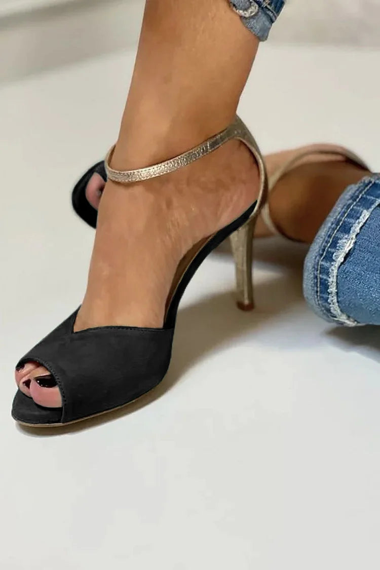FIORENZA | SANDALO ELEGANTE CON CINTURINO METALLICO