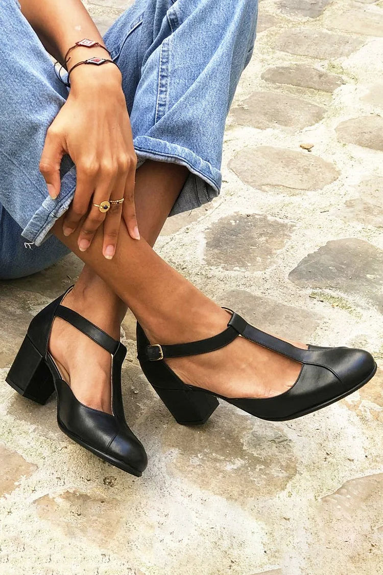 BELMONTE MILANO | DÉCOLLETÉ A FASCIA T CON TACCO BASSO