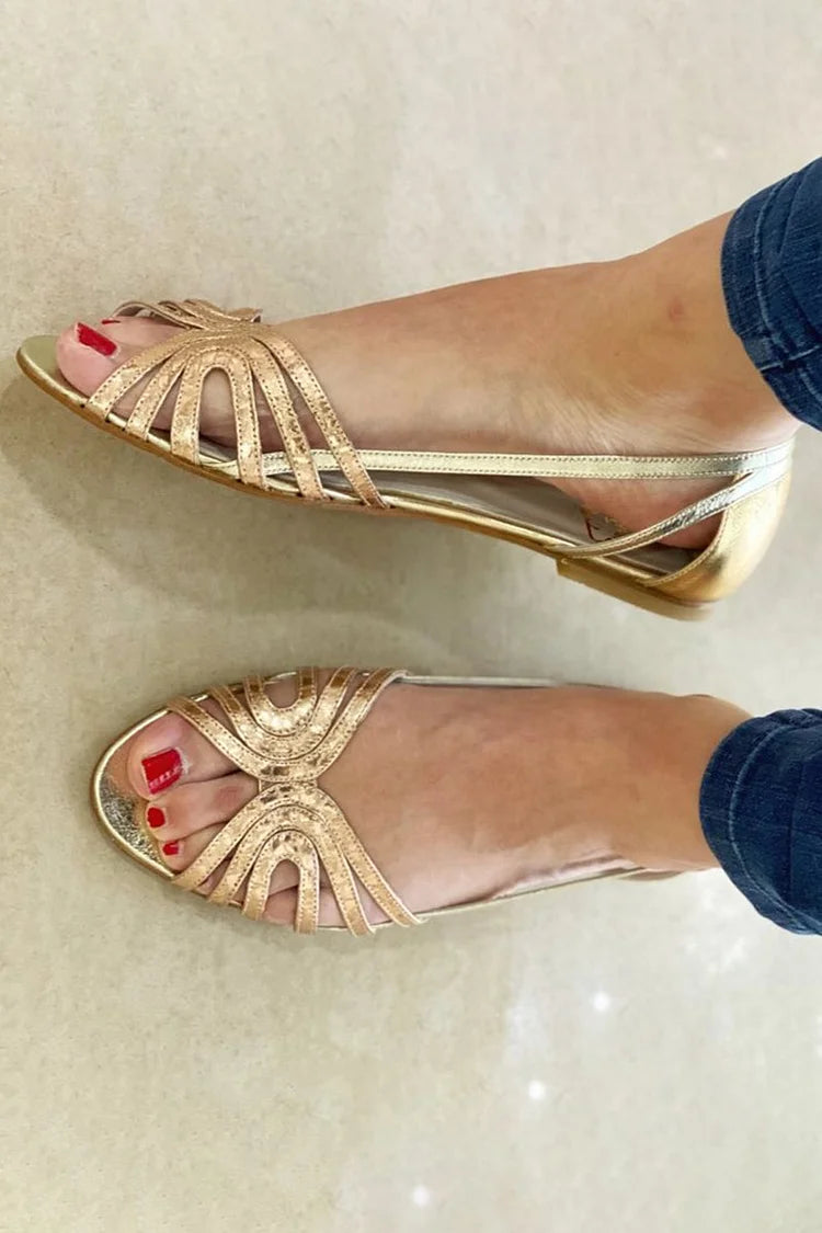 BELMONTE MILANO | SANDALO SLINGBACK INTAGLIATO