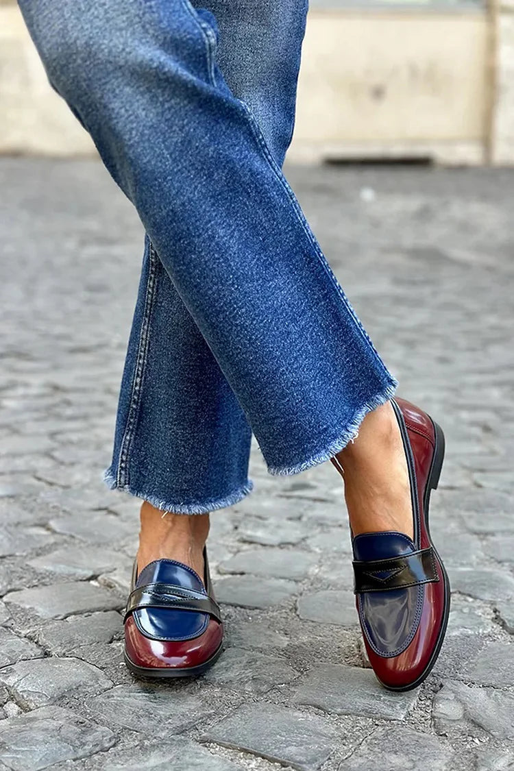 BELMONTE MILANO | MOCASSINO TRICOLORE LUCIDO