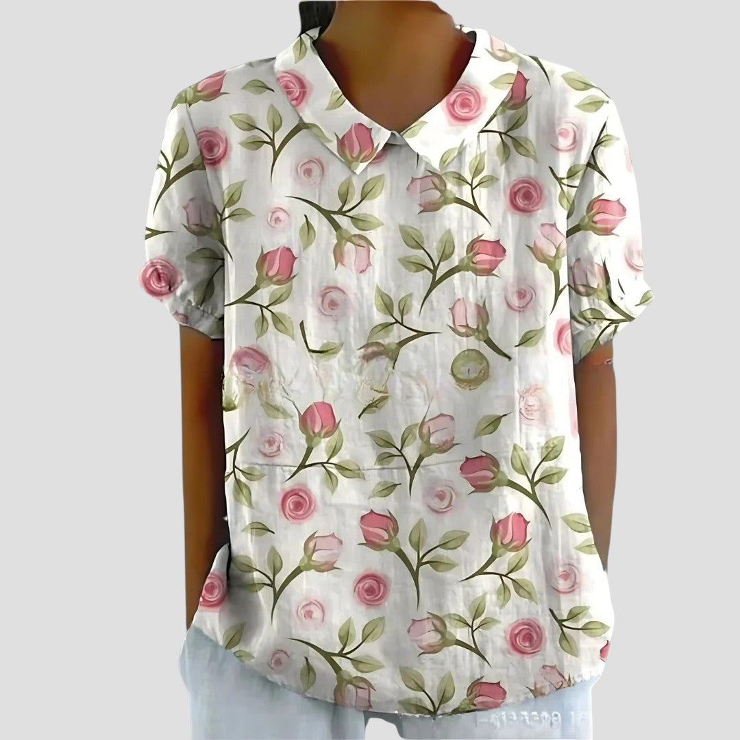 FRANCESCA | BLUSA IN LINO