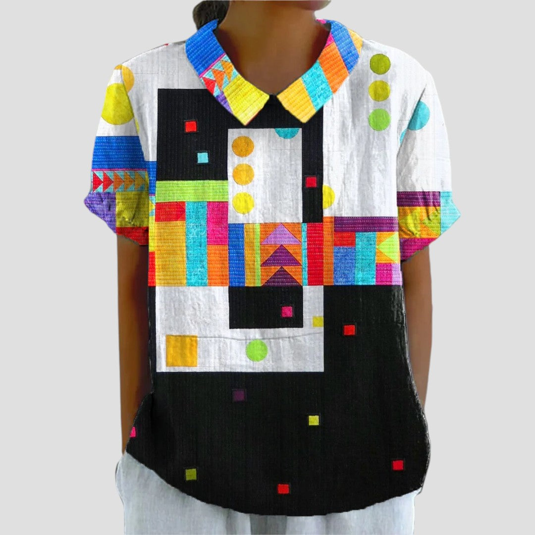 DONATELLA | BLUSA IN LINO
