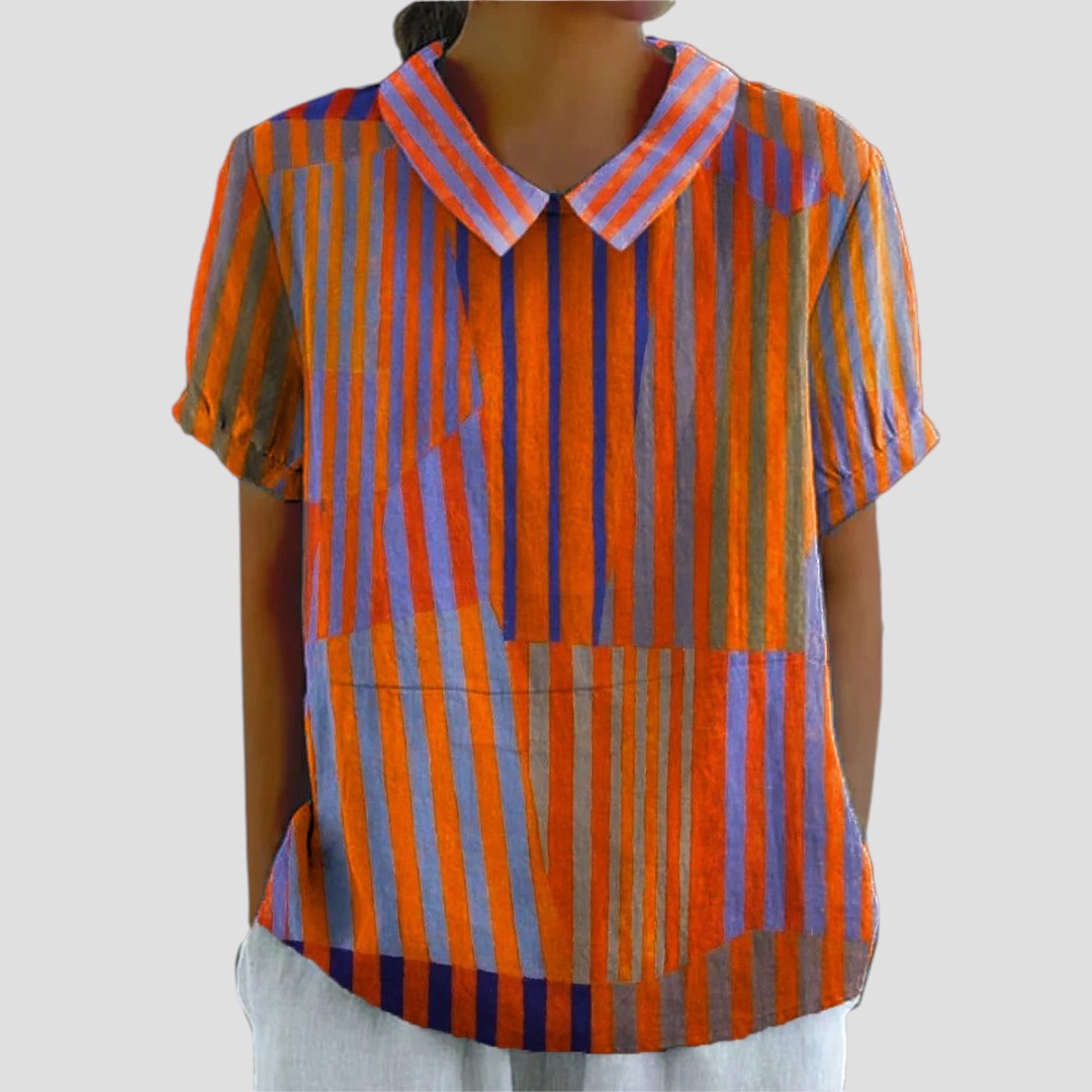 CLELIA| BLUSA IN LINO
