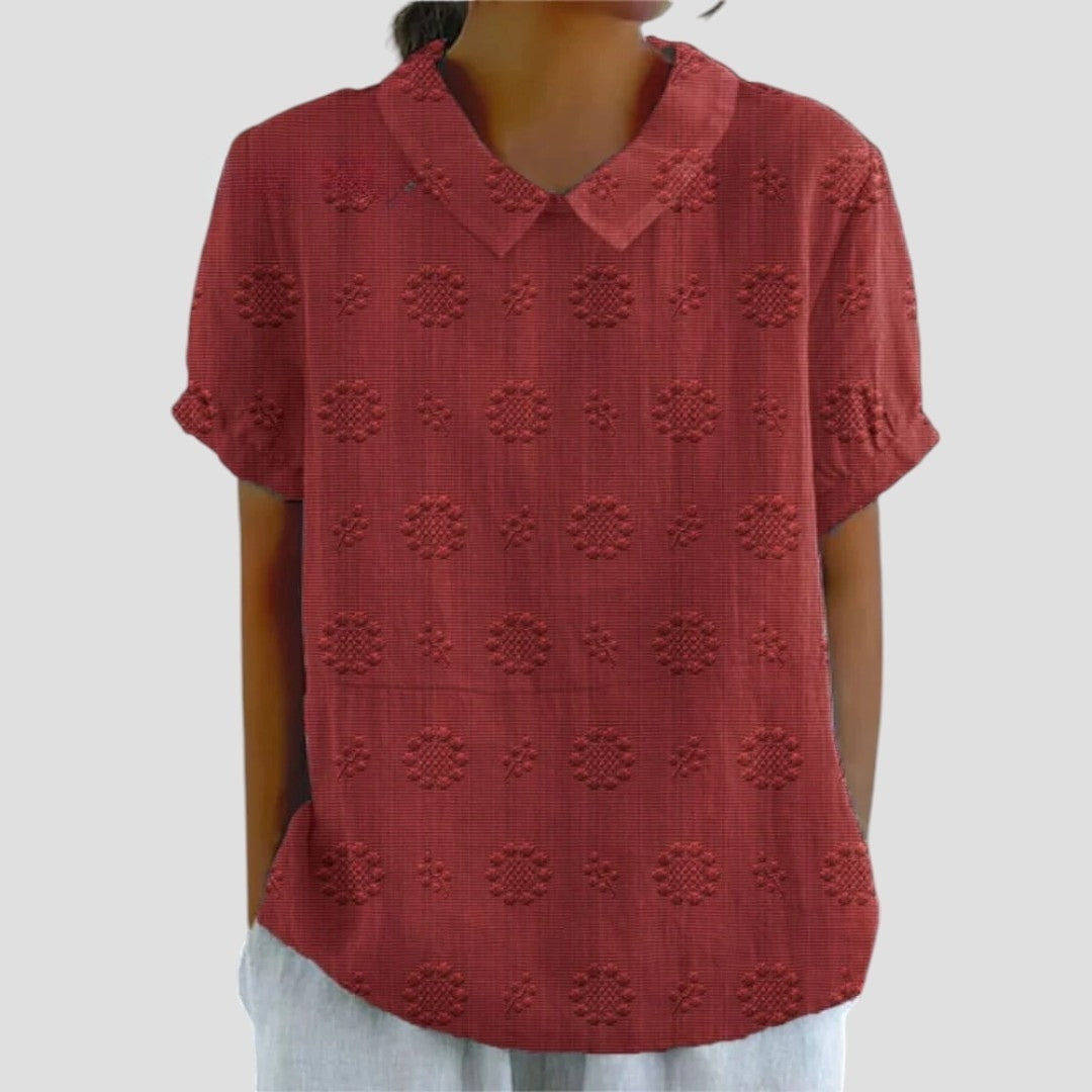 CLARA| BLUSA IN LINO