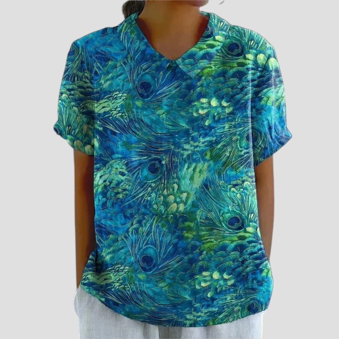CATERINA | BLUSA IN LINO