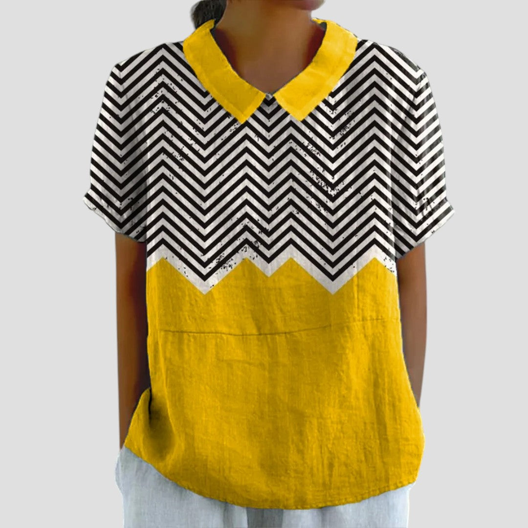 ELETTRA | BLUSA IN LINO