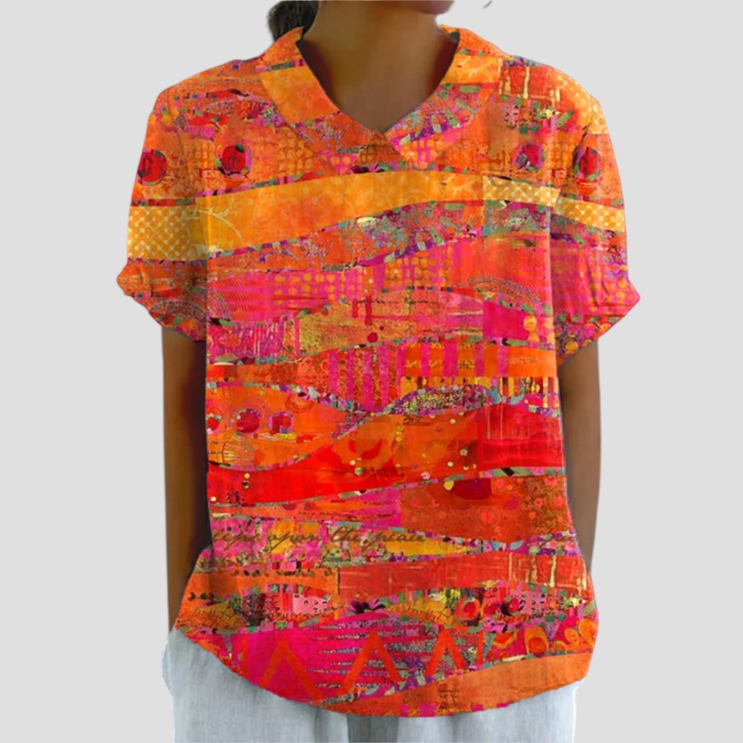 ORNELLA | BLUSA IN LINO