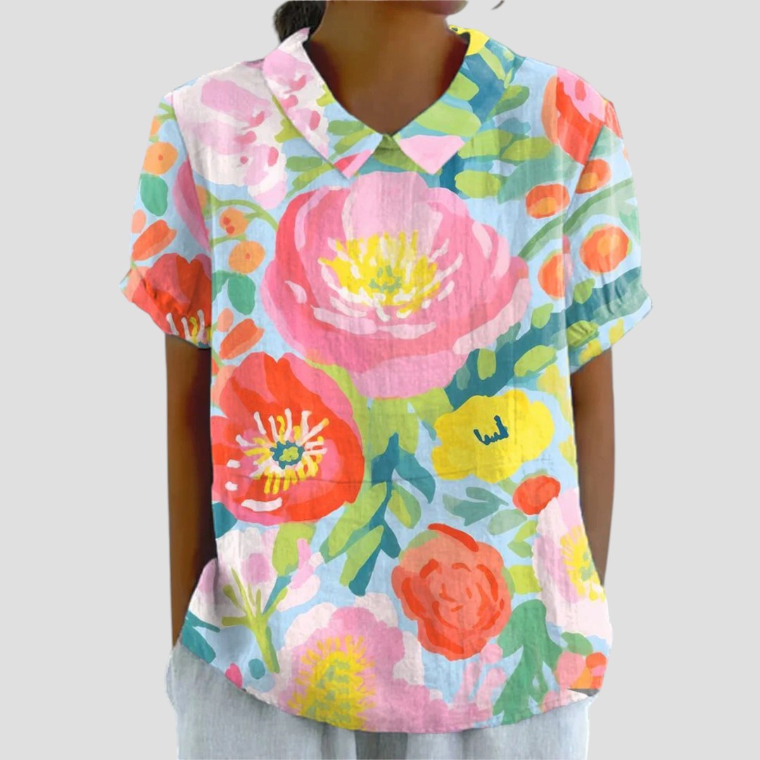 SILVANA | BLUSA IN LINO