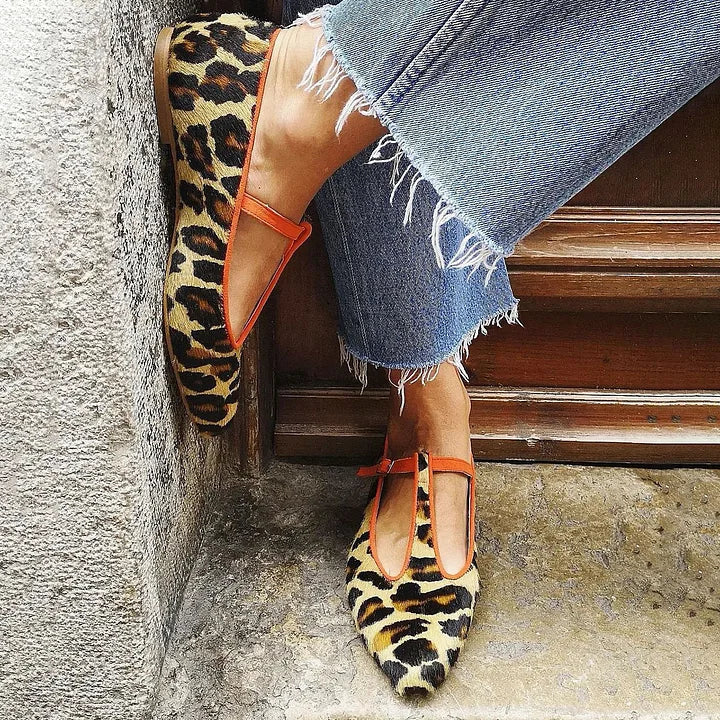 BELMONTE MILANO | BALLERINE LEOPARDATE CON CINTURINO