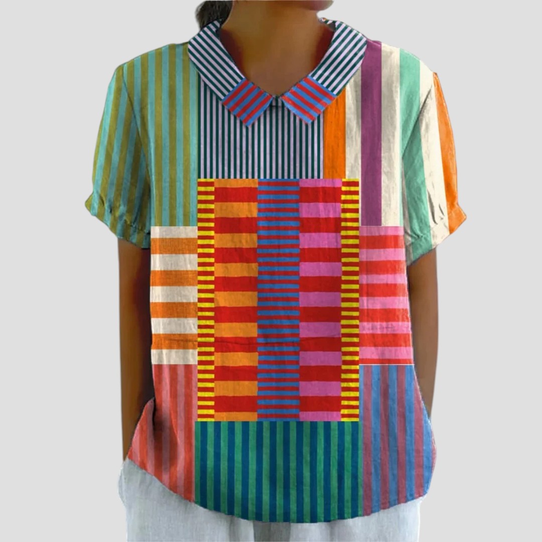 LIVIA | BLUSA IN LINO