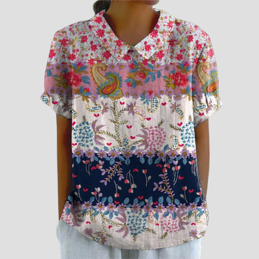 ILARIA | BLUSA IN LINO