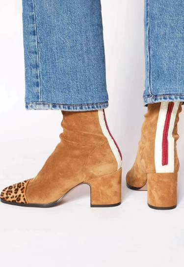 BELMONTE MILANO | STIVALETTI CON DETTAGLI ANIMALIER