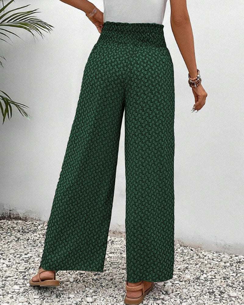 LUCIA | PANTALONI LARGHI ESTIVI STAMPATI