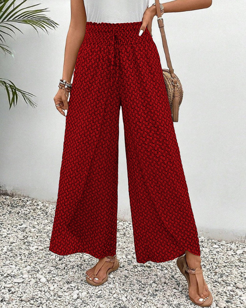 LUCIA | PANTALONI LARGHI ESTIVI STAMPATI