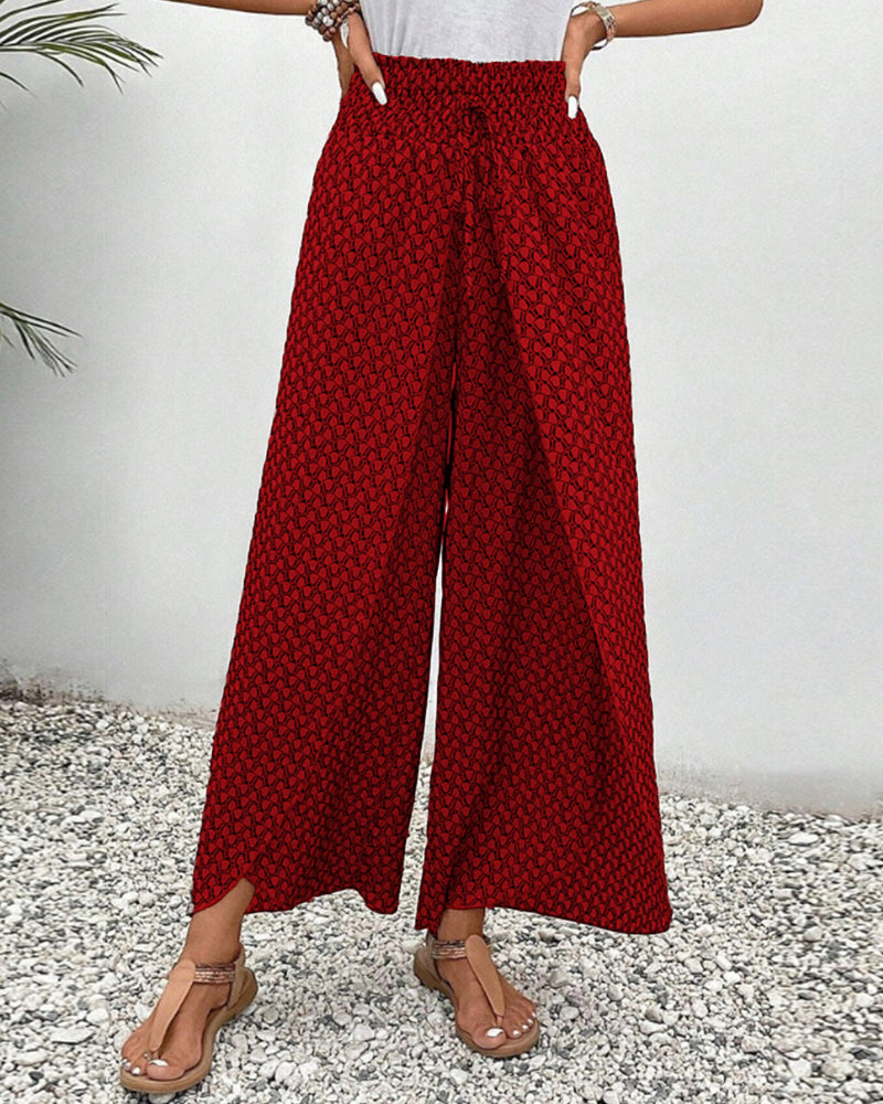 LUCIA | PANTALONI LARGHI ESTIVI STAMPATI