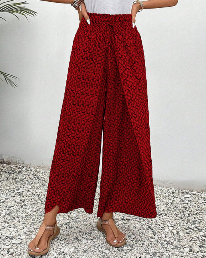 LUCIA | PANTALONI LARGHI ESTIVI STAMPATI
