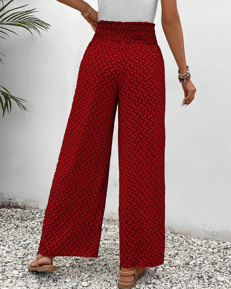 LUCIA | PANTALONI LARGHI ESTIVI STAMPATI
