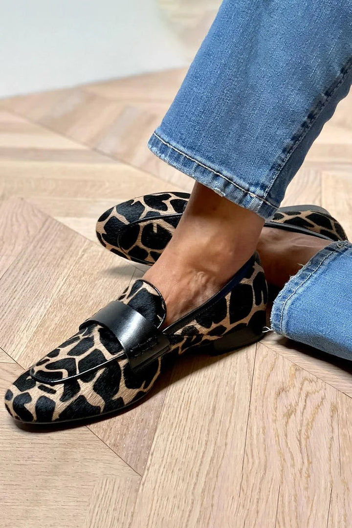 BELMONTE MILANO | MOCASSINO ANIMALIER CON DETTAGLIO ELEGANT