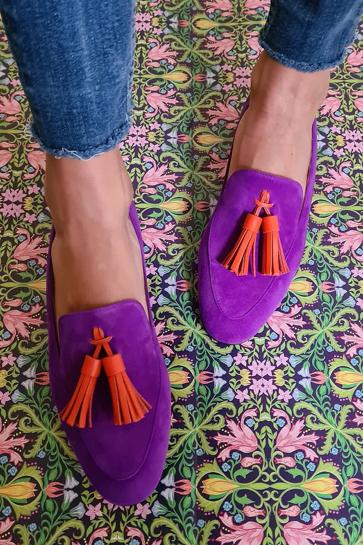 BELMONTE MILANO | MOCASSINO VIOLA CON NAPPE