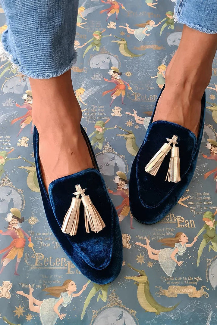 BELMONTE MILANO | MOCASSINO MIDNIGHT ELEGANCE CON NAPPE CHAMPAGNE
