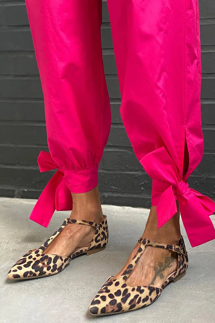 CHIARA | BALLERINE T-STRAP ANIMALIER