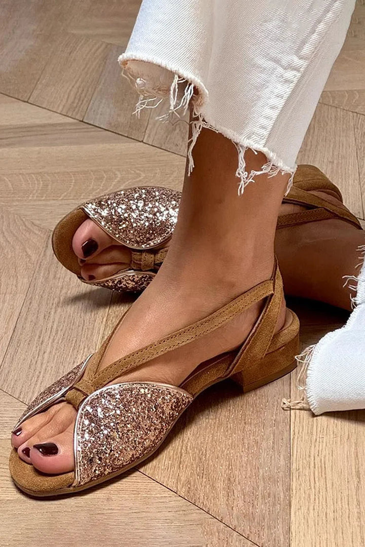 LUCREZIA | SANDALO GLITTER BASSO