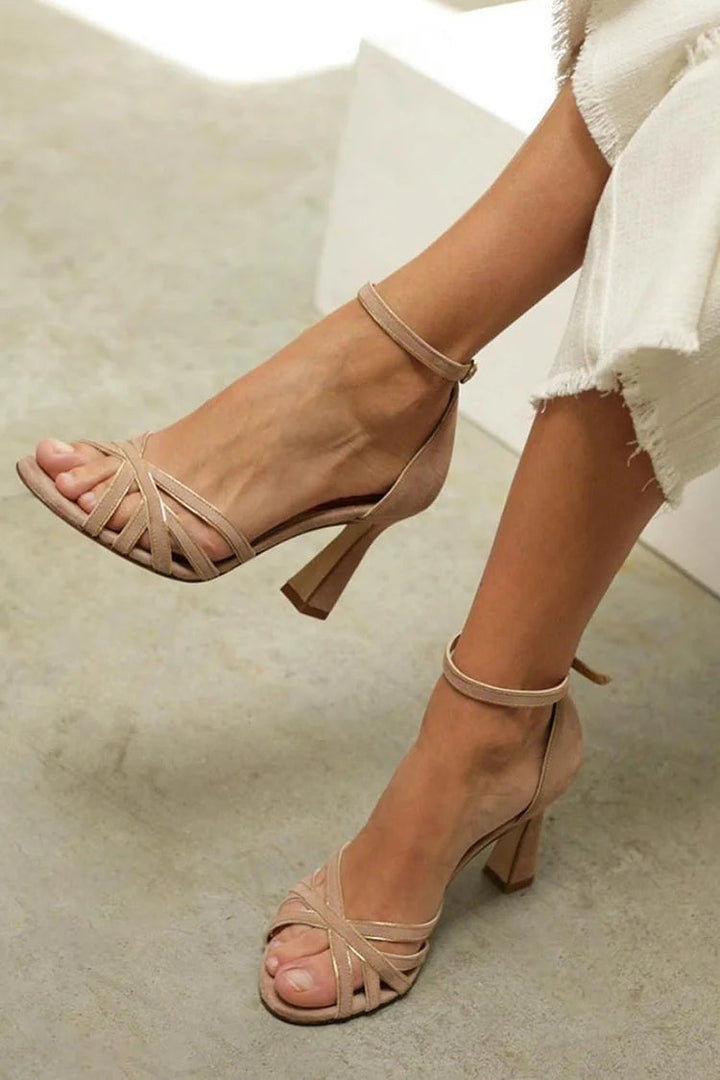 SOFIA | BLOCK HEEL SANDALS WITH STRAPS