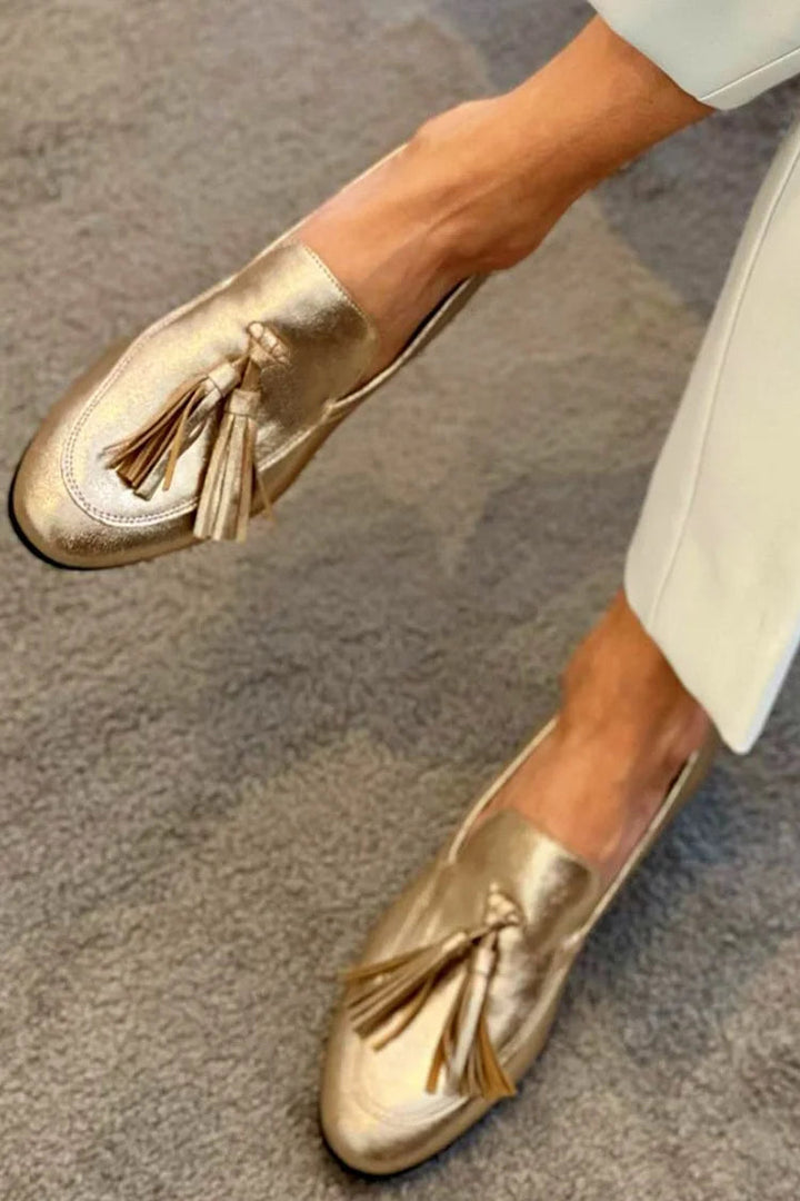 BELMONTE MILANO | MOCASSINO ORO CON NAPPE