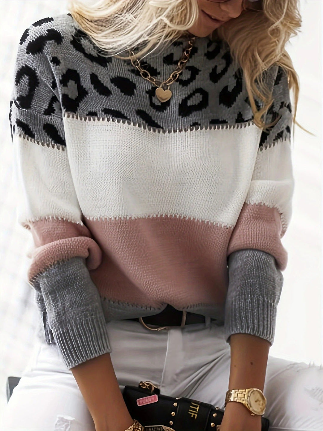 BELMONTE MILANO | Maglione con Stampa Leopardo