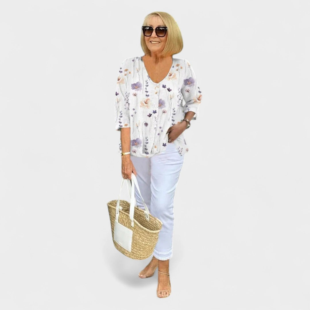 BELMONTE MILANO | BLOUSE CON BOTTONI BLOOM