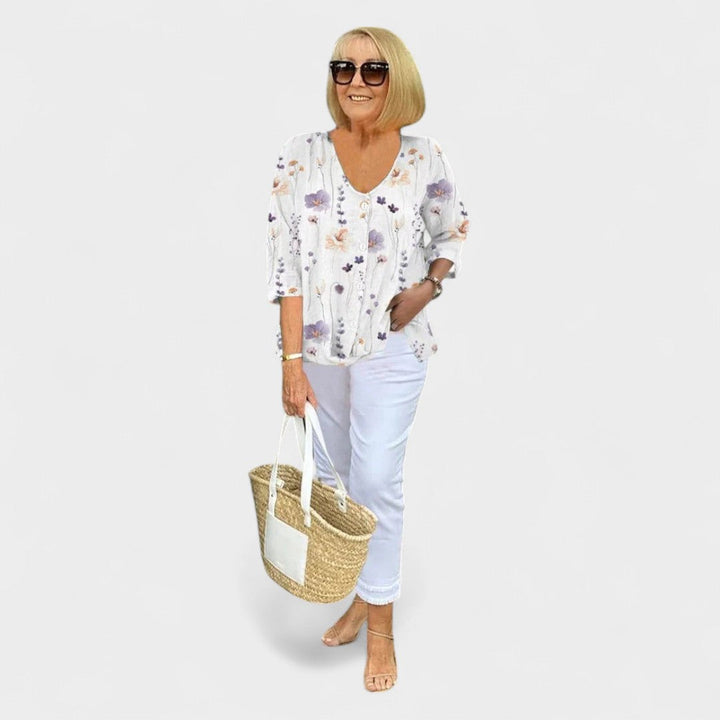 BELMONTE MILANO | BLOUSE CON BOTTONI BLOOM