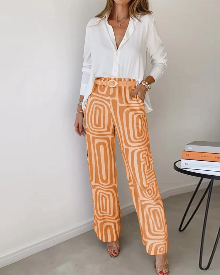 ISABELLA | PANTALONI PALAZZO STAMPATI