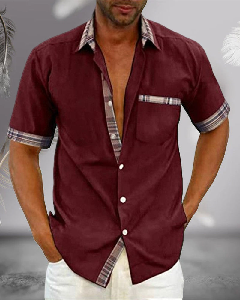 CARLO | CAMICIA A MANICHE CORTE