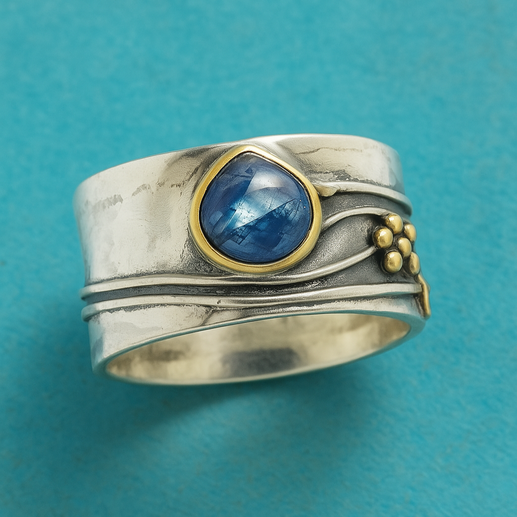 Anello da Meditazione in Gemma Bohemien