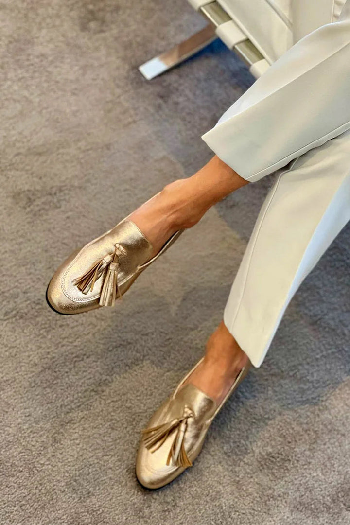 BELMONTE MILANO | MOCASSINO ORO CON NAPPE