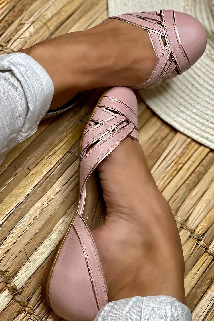 EMILIA | BALLERINE INTRECCIATE OPEN-SIDE