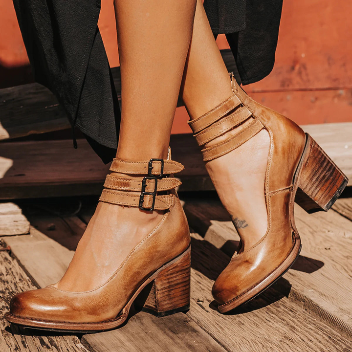 GINEVRA | HEEL WITH STRAPS