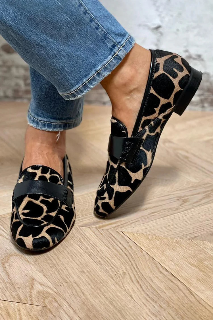 SOFIA | MOCASSINI ANIMALIER