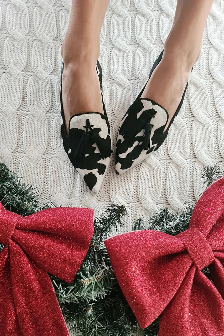 BELMONTE MILANO | MOCASSINO STAMPA COW CON NAPPE