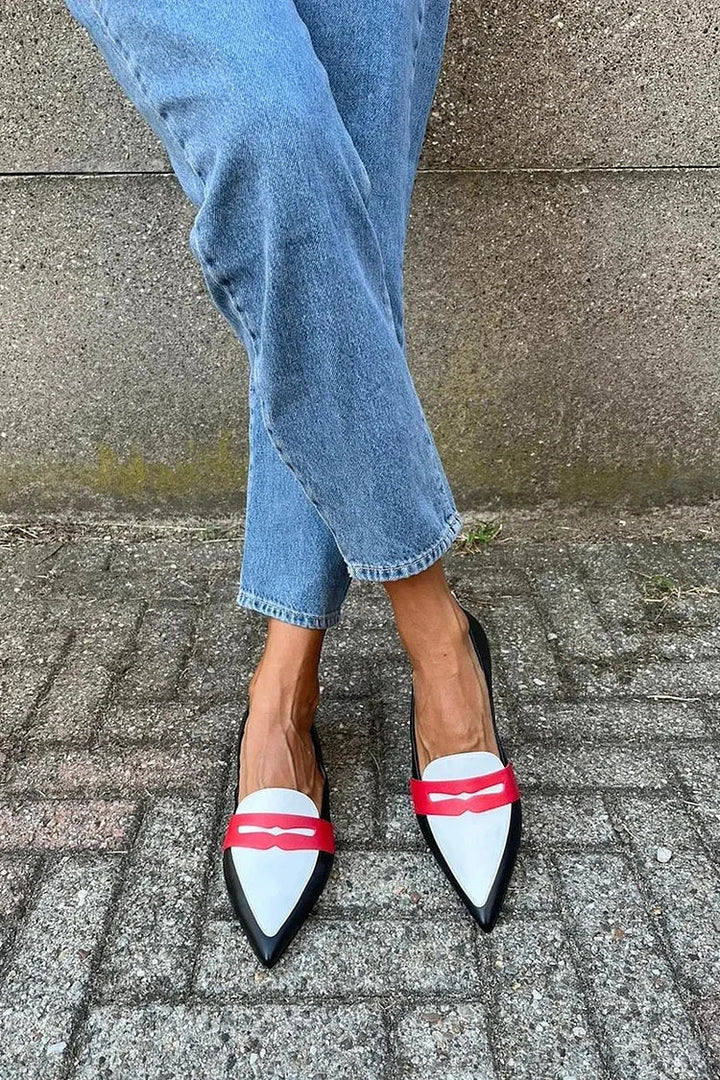 BELMONTE MILANO | SLIPPERS A PUNTA BICOLORE
