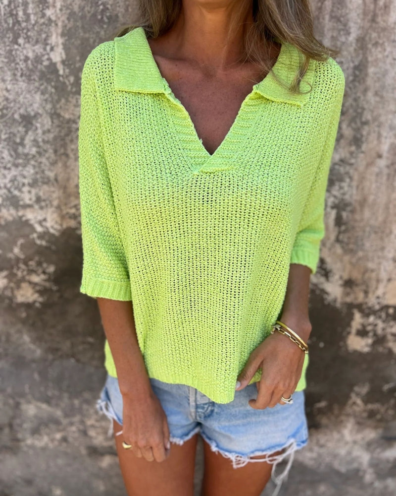 BELMONTE MILANO | MAGLIONE A COLLO APERTO