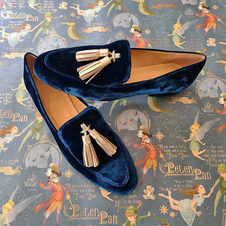 BELMONTE MILANO | MOCASSINO MIDNIGHT ELEGANCE CON NAPPE CHAMPAGNE