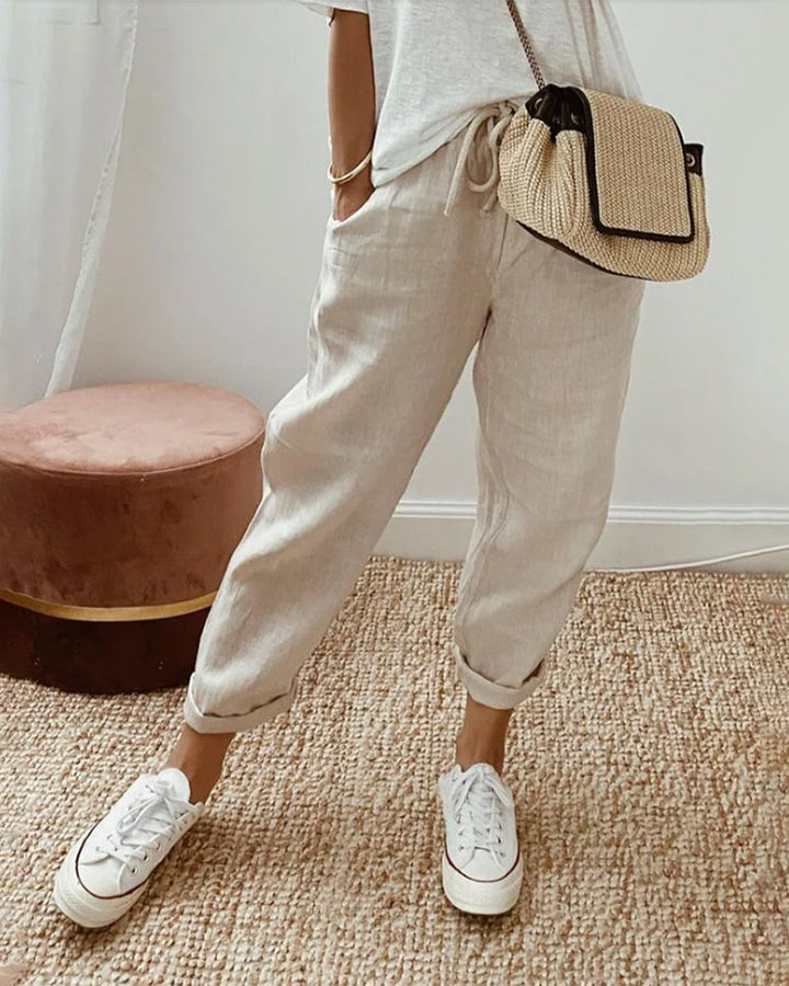 CATERINA | PANTALONI CASUAL CON COULISSE