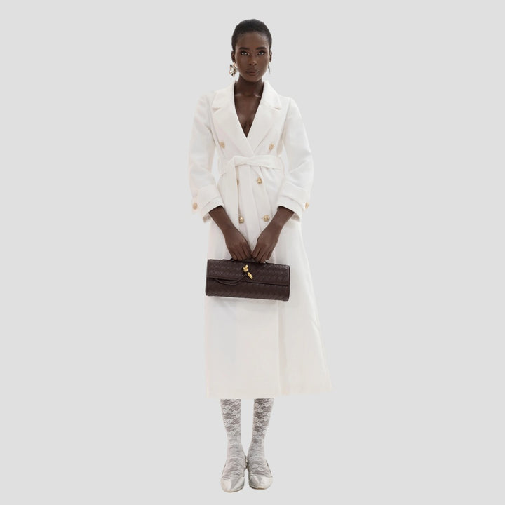 Tina | Borsa clutch Tote in ecopelle solida