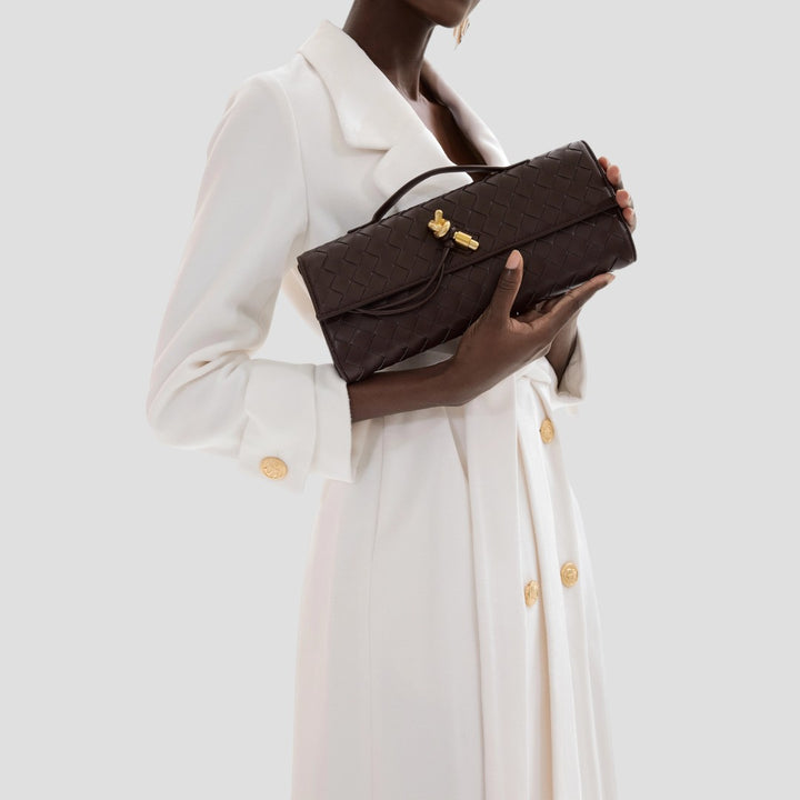 Tina | Borsa clutch Tote in ecopelle solida