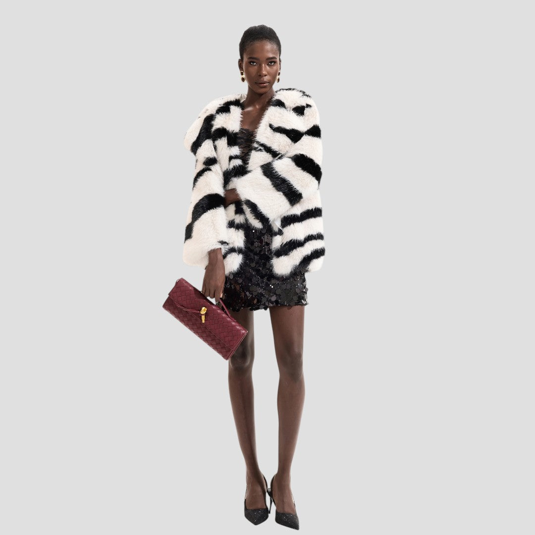 Tina | Borsa clutch Tote in ecopelle solida
