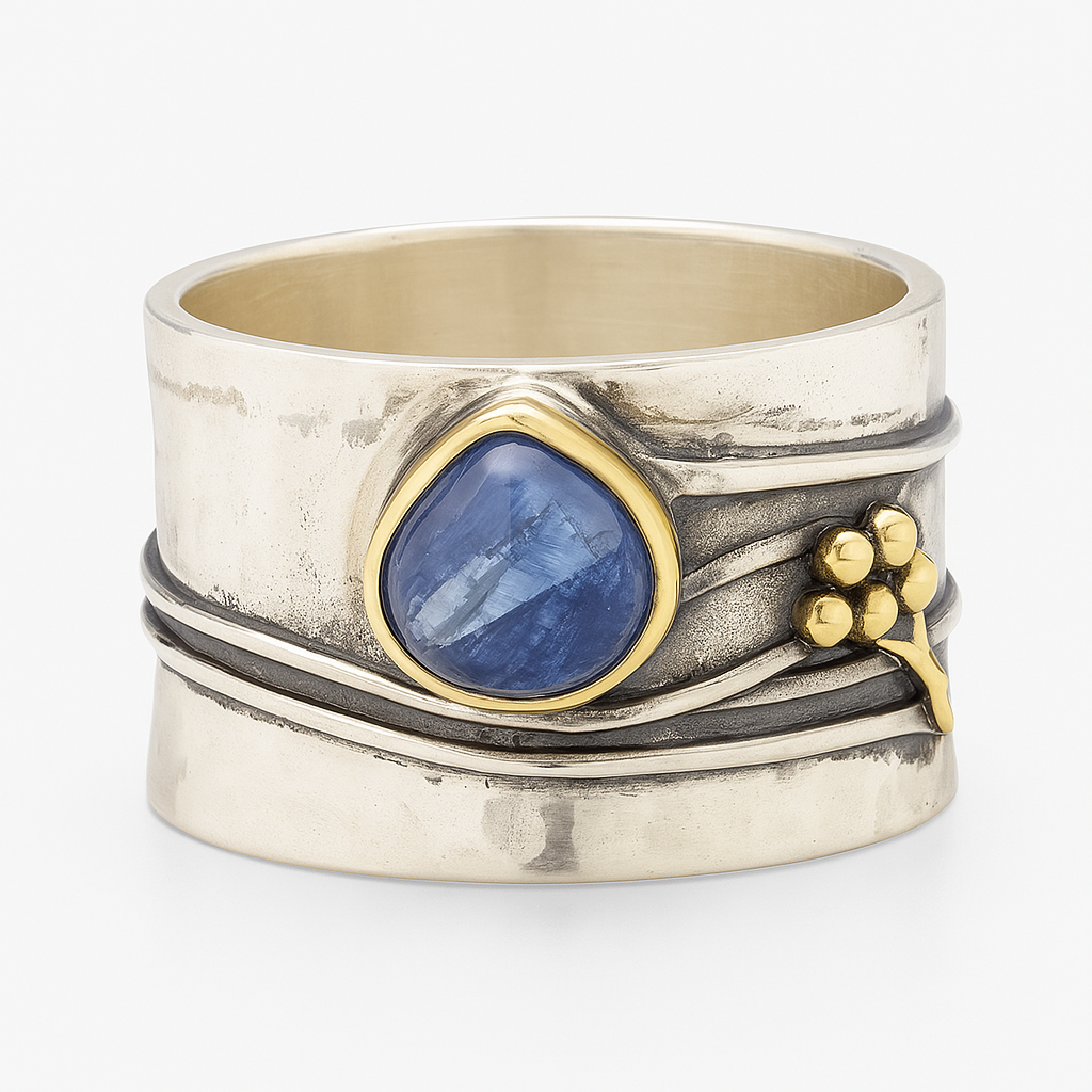 Anello da Meditazione in Gemma Bohemien