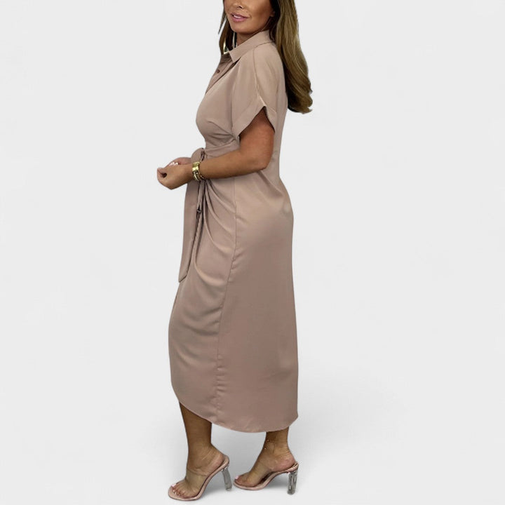 GAIA | ABITO CHEMISE CON NODO CENTRALE