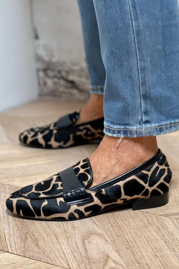 BELMONTE MILANO | MOCASSINO ANIMALIER CON DETTAGLIO ELEGANT