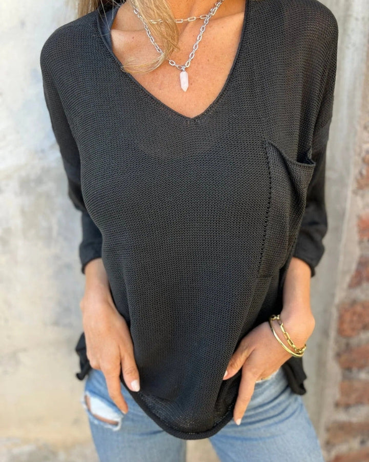 BELMONTE MILANO | MAGLIONE CON TASCA RILASSATO